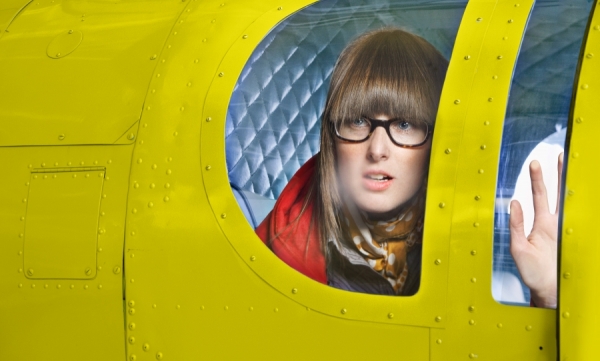 Photograph Todd Baxter Girl In Yellow Helicopter on One Eyeland
